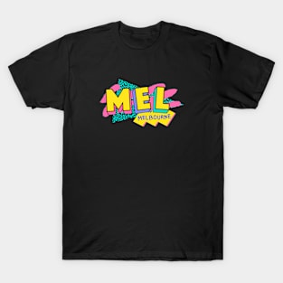 Melbourne, Australia Retro 90s Logo T-Shirt